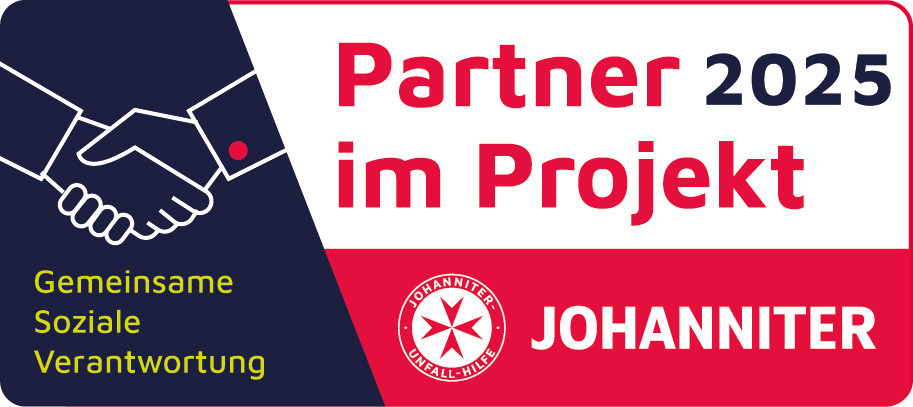 Wir unterstützen die Johanniter und sind Partner im Projekt